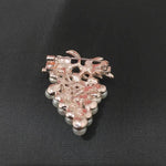 Diamond Grape Brooches Wild Pearl Pin Female Clothes Jewelry, Grape