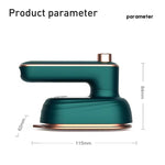 Fer à Repasser Électrique Portable 33W Rotatif, Vapeur Verticale Sèche et Humide, Prise EU
