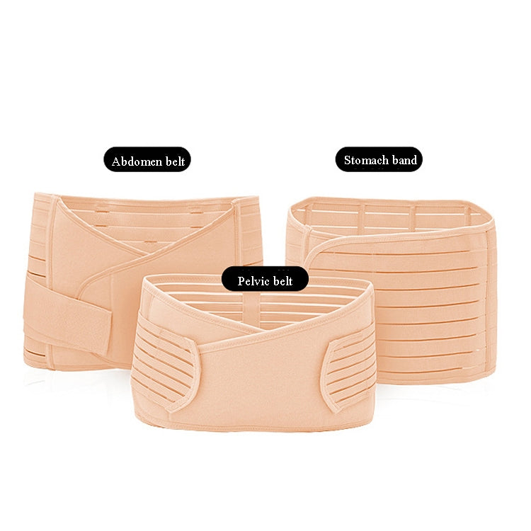 Ensemble de trois ceintures abdominales élastiques post-partum, corset de maternité, ceinture abdominale pour césarienne, M, L, XL, 2XL
