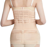 Ensemble de trois ceintures abdominales élastiques post-partum, corset de maternité, ceinture abdominale pour césarienne, M, L, XL, 2XL