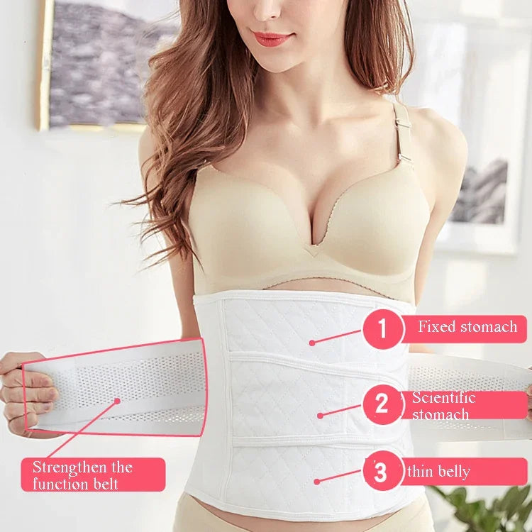 Ceinture abdominale post-partum en gaze de coton pour césarienne et accouchement normal, ceinture de maintien, M, L, XL, XXL