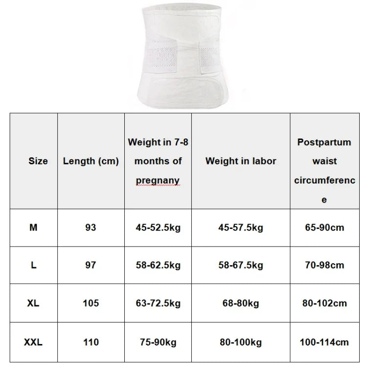 Ceinture abdominale post-partum en gaze de coton pour césarienne et accouchement normal, ceinture de maintien, M, L, XL, XXL