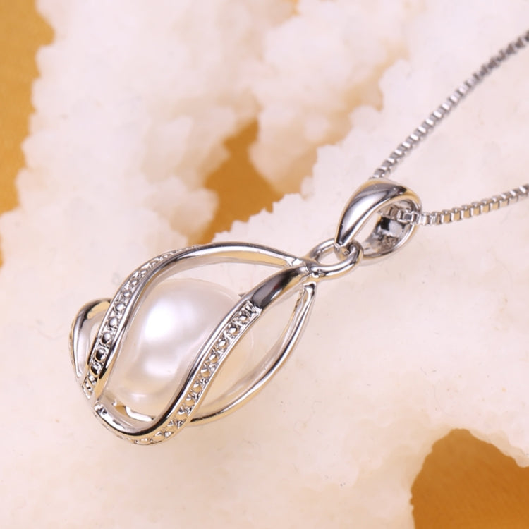 Pendentif Cage Femme Perle Naturelle