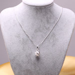 Pendentif Cage Femme Perle Naturelle