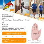 WEST BIKING YP0211220 Gants de ski chauds en polaire d'hiver Gants d'équitation antidérapants en silicone, M, L, XL