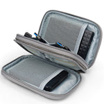 Housse de protection pour disque dur mobile Baona BN-C003 Sac de rangement portable pour disque dur, double couche (gris), double couche (noir), simple couche (gris), simple couche (noir)