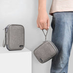 Housse de protection pour disque dur mobile Baona BN-C003 Sac de rangement portable pour disque dur, double couche (gris), double couche (noir), simple couche (gris), simple couche (noir)