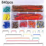 Kit de fils de connexion sans soudure en forme de U, 14 longueurs, 840 pièces, 560 pièces, 140 pièces
