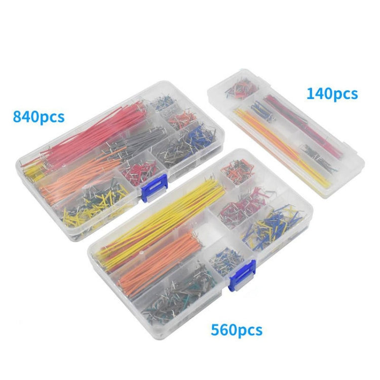 Kit de fils de connexion sans soudure en forme de U, 14 longueurs, 840 pièces, 560 pièces, 140 pièces