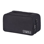 Sac de rangement étanche pour sous-vêtements, noir, gris, violet, bordeaux, bleu ciel, bleu marine