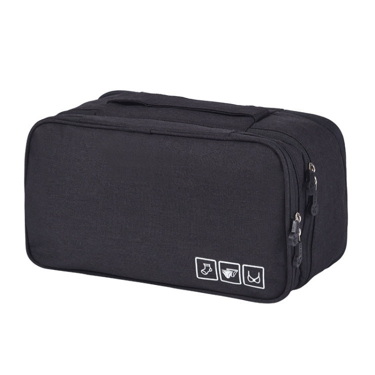 Sac de rangement étanche pour sous-vêtements, noir, gris, violet, bordeaux, bleu ciel, bleu marine