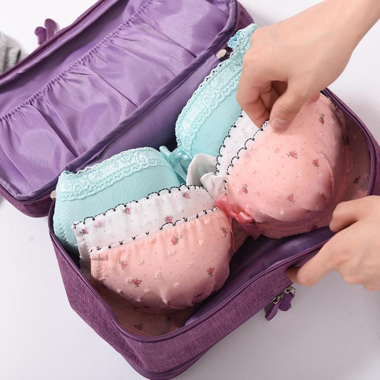 Sac de rangement étanche pour sous-vêtements, noir, gris, violet, bordeaux, bleu ciel, bleu marine