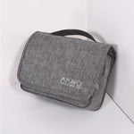 Trousse de Toilette de Voyage Imperméable Sac de Rangement Portable Anti-Poussière Trousse de Maquillage Suspendue, Violet, Noir, Gris, Rouge Vin, Bleu Ciel, Bleu Marine