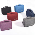 Trousse de Toilette de Voyage Imperméable Sac de Rangement Portable Anti-Poussière Trousse de Maquillage Suspendue, Violet, Noir, Gris, Rouge Vin, Bleu Ciel, Bleu Marine