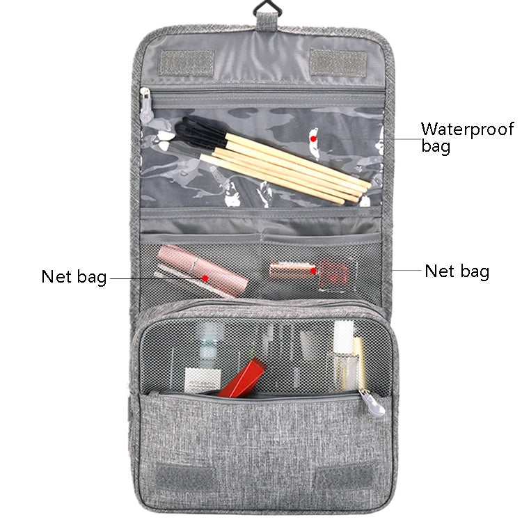 Trousse de Toilette de Voyage Imperméable Sac de Rangement Portable Anti-Poussière Trousse de Maquillage Suspendue, Violet, Noir, Gris, Rouge Vin, Bleu Ciel, Bleu Marine