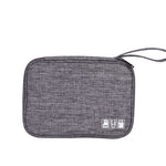 Boîte de rangement pour câble de données Boîte de rangement numérique étanche pour écouteurs de chargement Boîte de finition multifonction pour disque U, Noir, Gris, Violet, Rouge vin, Bleu ciel, Marine