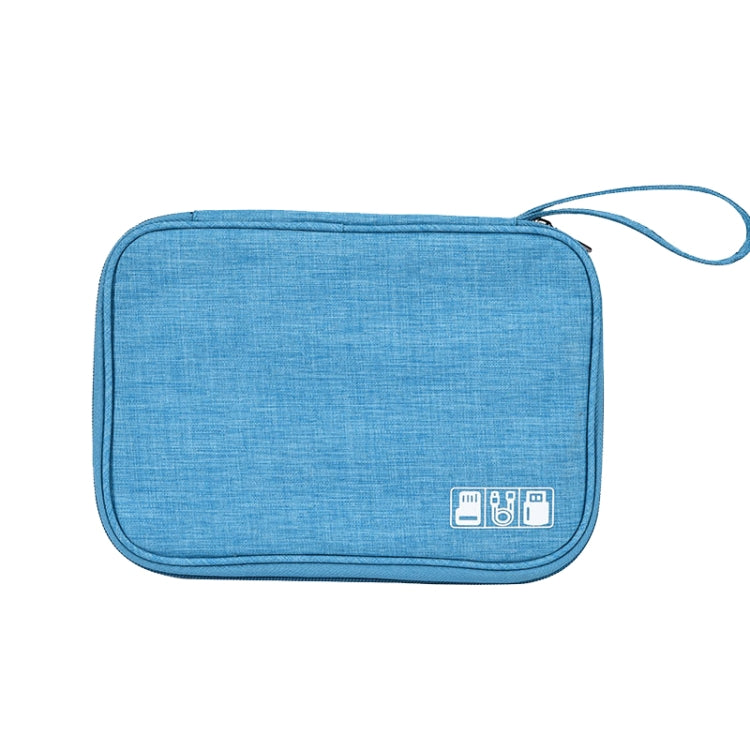 Boîte de rangement pour câble de données Boîte de rangement numérique étanche pour écouteurs de chargement Boîte de finition multifonction pour disque U, Noir, Gris, Violet, Rouge vin, Bleu ciel, Marine