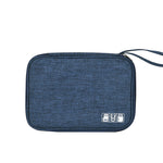 Boîte de rangement pour câble de données Boîte de rangement numérique étanche pour écouteurs de chargement Boîte de finition multifonction pour disque U, Noir, Gris, Violet, Rouge vin, Bleu ciel, Marine