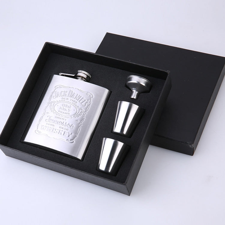 Ensemble de flasques de hanche portables en acier inoxydable avec entonnoir à vin, 7OZ Jaune Grunge, 7OZ Gris Grunge, 7OZ Jack Jaune Grunge, 7OZ Jack Gris Grunge, 7OZ Jack Noir Essentiel