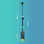 L3B Câble USB Type-C vers HDMI compatible, adaptateur audio, connecteur d'écran HD TV trois-en-un, L3B