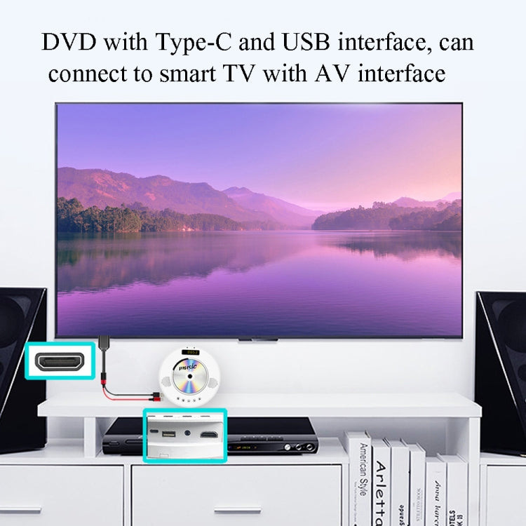 L3B Câble USB Type-C vers HDMI compatible, adaptateur audio, connecteur d'écran HD TV trois-en-un, L3B