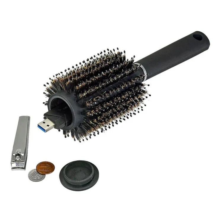Boîte à médicaments portable en plastique H3005 avec boîte de rangement pour peigne à rouleau