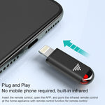 Télécommande intelligente infrarouge pour téléphone portable R09, Interface :, 8 broches (Noir), 8 broches (Cyan), 8 broches (Argent), Type-C (Noir), Type-C (Cyan), Type-C (Argent), Micro USB (Noir), Micro USB (Cyan), Micro USB (Argent)