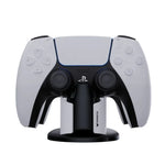 Chargeur double SPARKFOX W20P508 avec poignées sans fil pour PS5, comprenant : chargeur, câble de données et prise de charge.