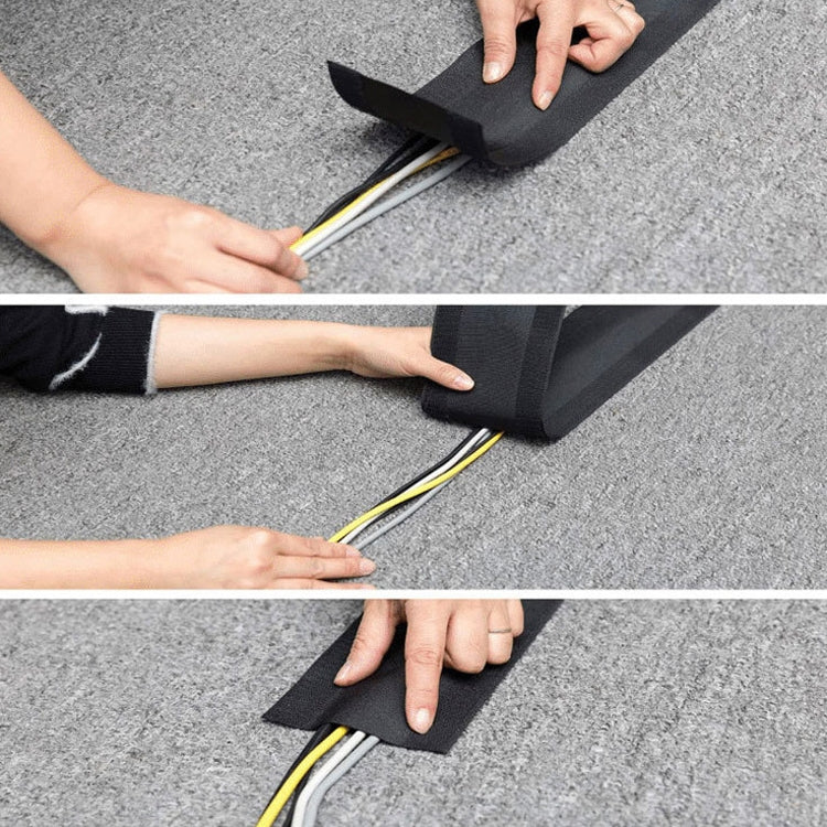 Gaine de protection de câble, organisateur de câbles, 2 pièces de 1 m, 3 m