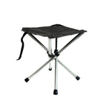 Tabouret pliant portable en acier inoxydable rétractable extérieur, chaise de camping plage pêche, Spéc : S, L
