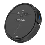Robot aspirateur automatique GEERLEPOL Smart Home, haute configuration, support application mobile, blanc, noir