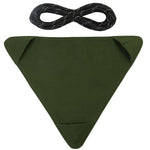 Tabouret triangulaire extérieur, chaise DIY portable en toile imperméable de camp, tabouret de pêche Scorpion, Noir, Kaki, Vert armée, Marron
