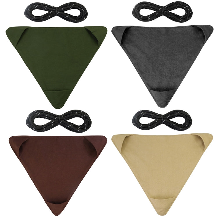 Tabouret triangulaire extérieur, chaise DIY portable en toile imperméable de camp, tabouret de pêche Scorpion, Noir, Kaki, Vert armée, Marron