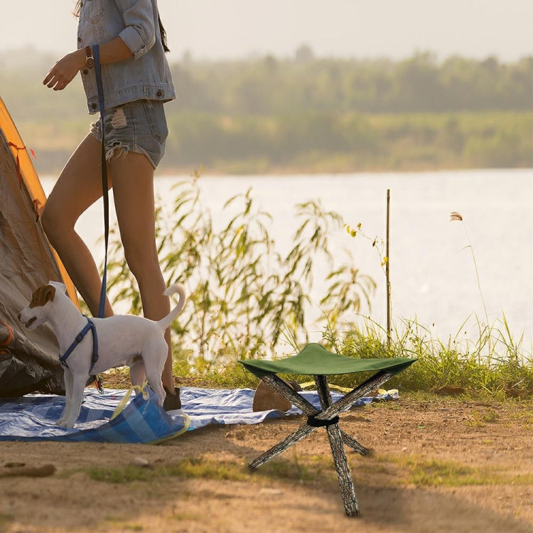 Tabouret triangulaire extérieur, chaise DIY portable en toile imperméable de camp, tabouret de pêche Scorpion, Noir, Kaki, Vert armée, Marron
