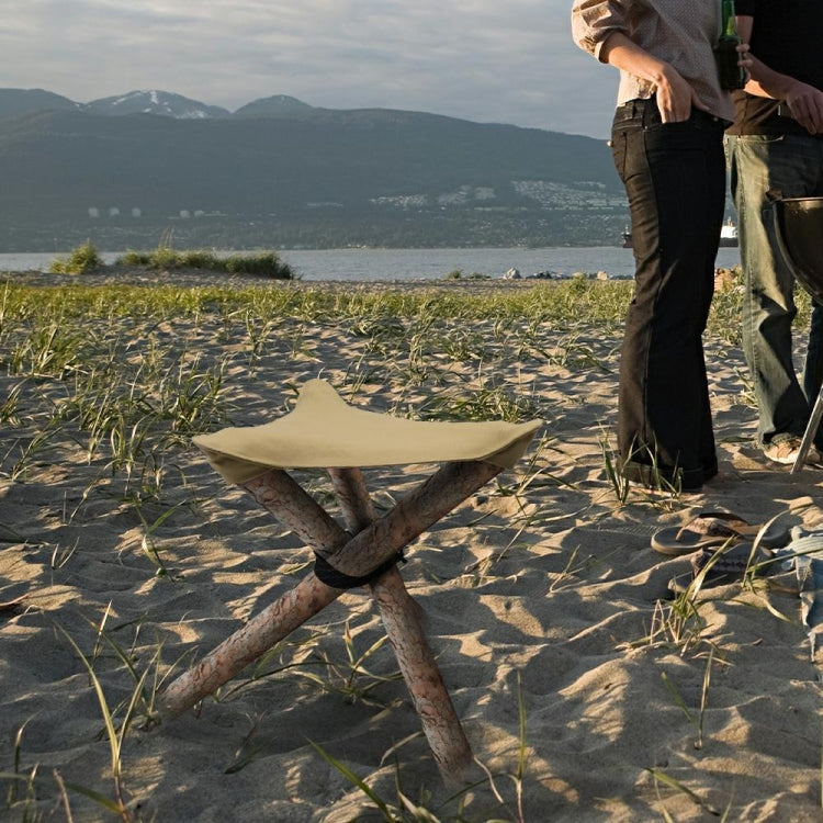 Tabouret triangulaire extérieur, chaise DIY portable en toile imperméable de camp, tabouret de pêche Scorpion, Noir, Kaki, Vert armée, Marron