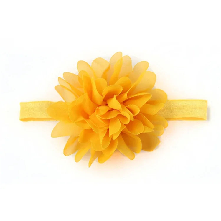 Bandeau élastique pour bébé fille, accessoire capillaire pour enfants, serre-tête fleuri