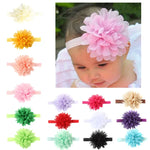 Bandeau élastique pour bébé fille, accessoire capillaire pour enfants, serre-tête fleuri