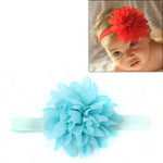 Bandeau élastique pour bébé fille, accessoire capillaire pour enfants, serre-tête fleuri