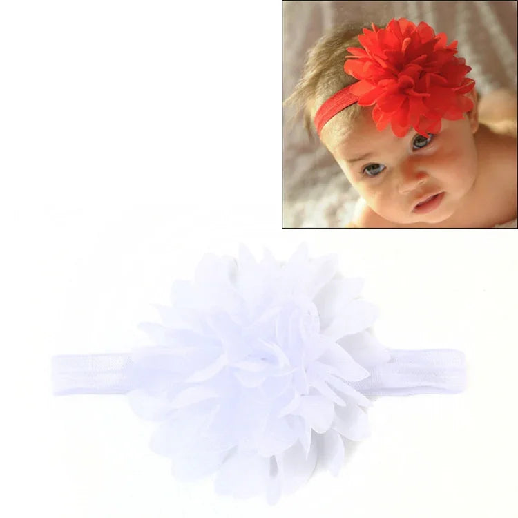 Bandeau élastique pour bébé fille, accessoire capillaire pour enfants, serre-tête fleuri