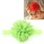 Bandeau élastique pour bébé fille, accessoire capillaire pour enfants, serre-tête fleuri