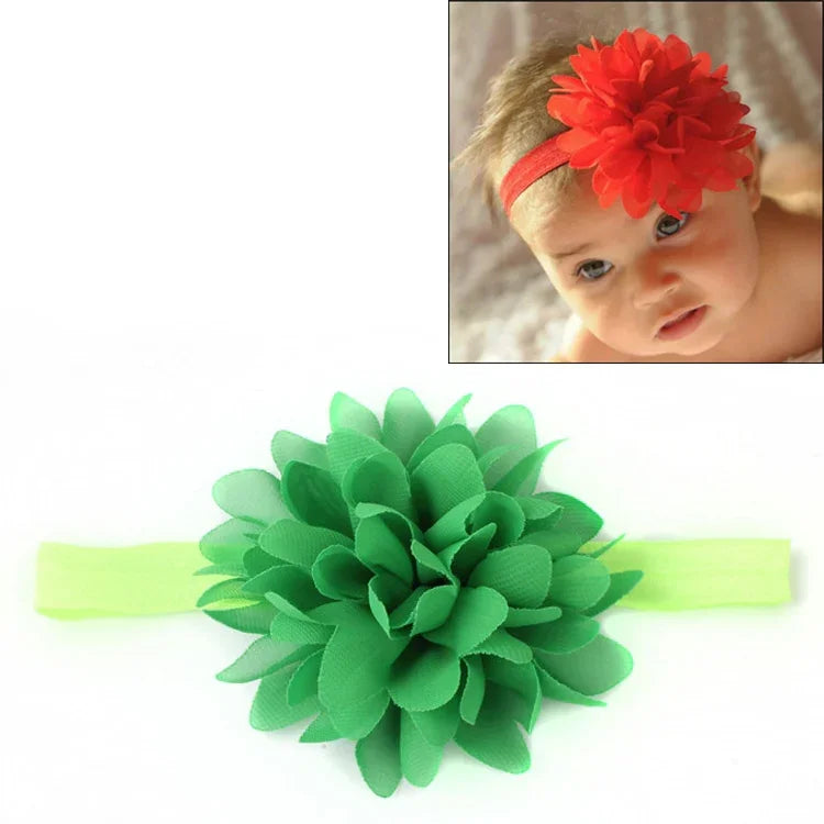 Bandeau élastique pour bébé fille, accessoire capillaire pour enfants, serre-tête fleuri