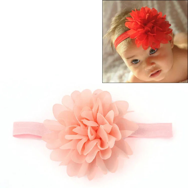 Bandeau élastique pour bébé fille, accessoire capillaire pour enfants, serre-tête fleuri