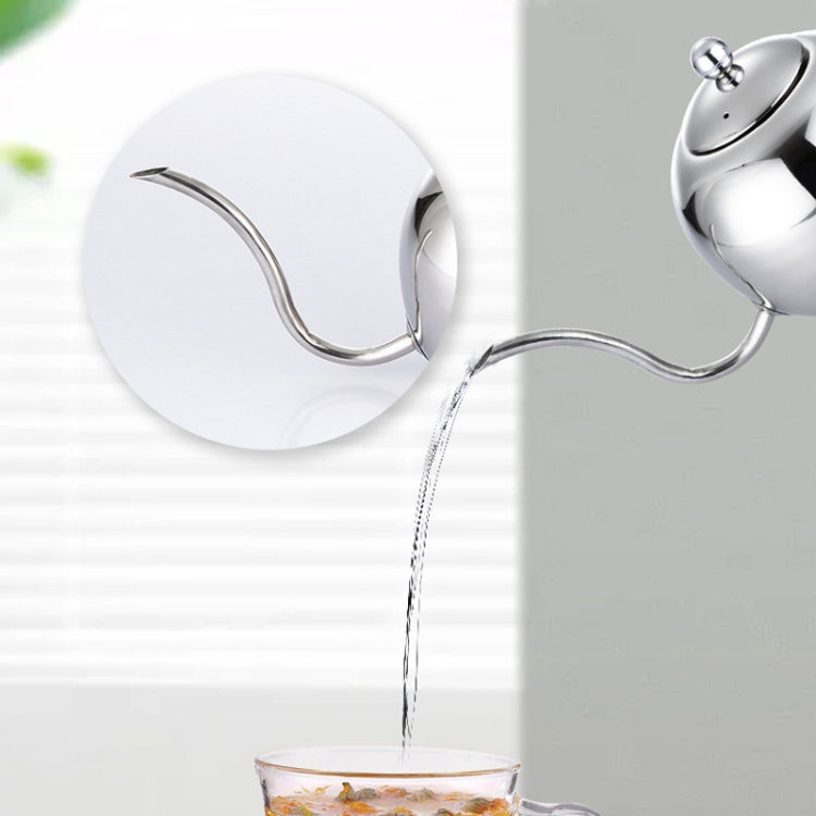 Pot à café moka à rinçage manuel, en acier inoxydable, style européen, avec infuseur, 1L, 0.85L