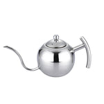 Pot à café moka à rinçage manuel, en acier inoxydable, style européen, avec infuseur, 1L, 0.85L