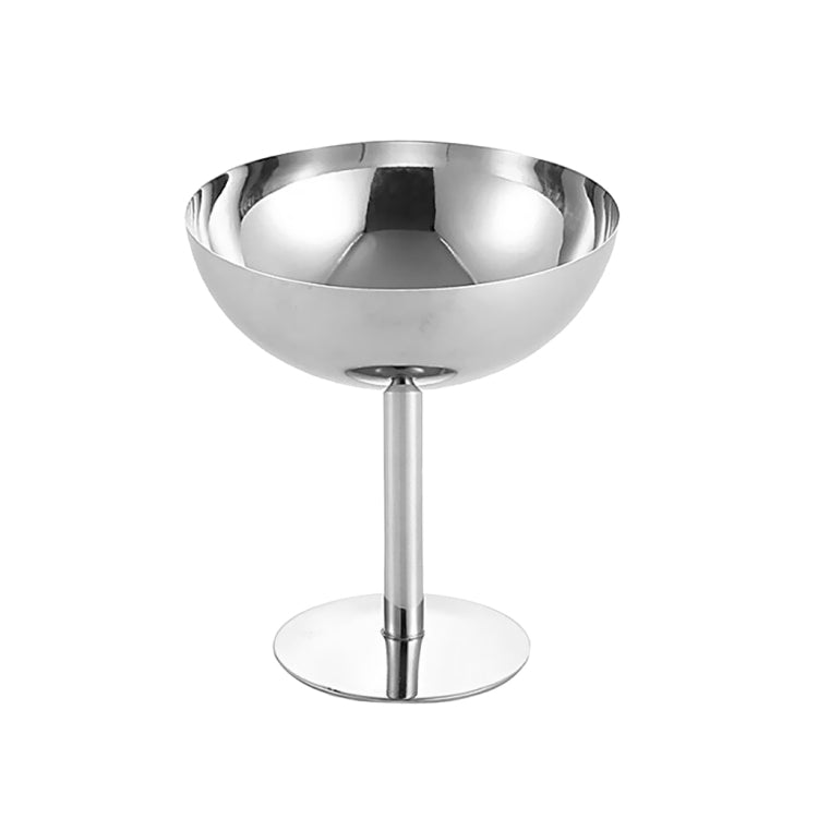 Tasse à glace en acier inoxydable, coupe à glace, verre à vin pour bar, spécification :, A court, B haut