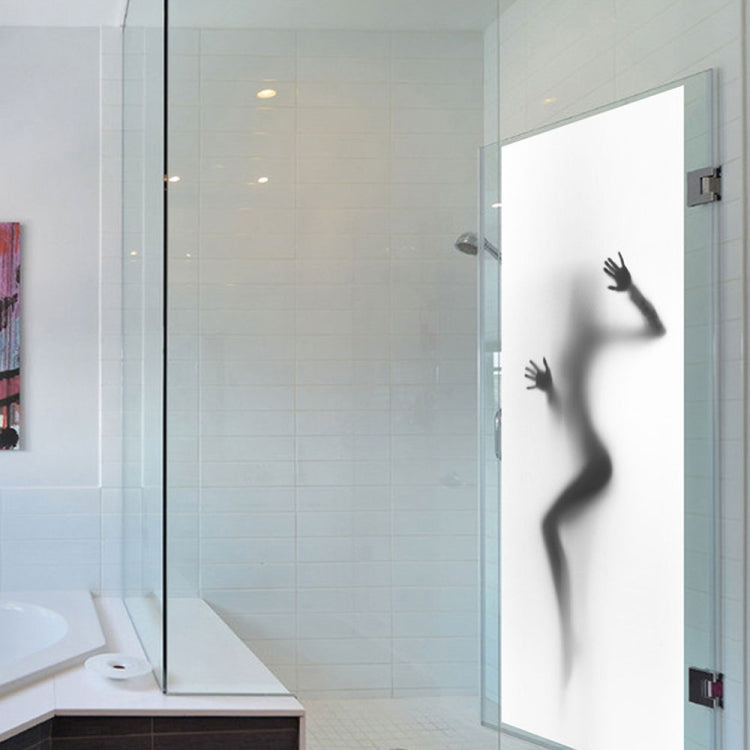 2 pièces/ensemble silhouette de porte décor d'art pour la maison, autocollants de porte 3D créatifs, motif pour mur de chambre, décoration de porte, autocollant de porte 3D