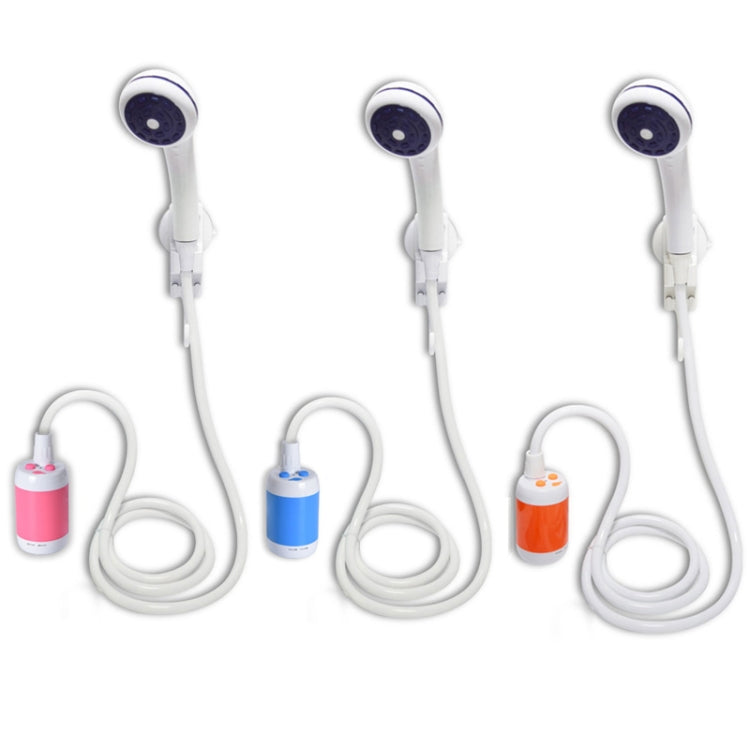 LLT-ES01 Douche électrique pour animaux de compagnie pour camping en plein air, Style :, Standard (Orange Blanc), Standard (Bleu Ciel), Standard (Rose), Haut de gamme (Orange Blanc), Haut de gamme (Bleu Ciel), Haut de gamme (Rose)