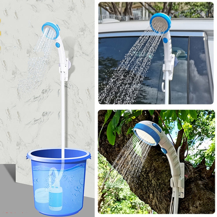 LLT-ES01 Douche électrique pour animaux de compagnie pour camping en plein air, Style :, Standard (Orange Blanc), Standard (Bleu Ciel), Standard (Rose), Haut de gamme (Orange Blanc), Haut de gamme (Bleu Ciel), Haut de gamme (Rose)
