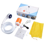 LLT-ES01 Douche électrique pour animaux de compagnie pour camping en plein air, Style :, Standard (Orange Blanc), Standard (Bleu Ciel), Standard (Rose), Haut de gamme (Orange Blanc), Haut de gamme (Bleu Ciel), Haut de gamme (Rose)