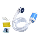 LLT-ES01 Douche électrique pour animaux de compagnie pour camping en plein air, Style :, Standard (Orange Blanc), Standard (Bleu Ciel), Standard (Rose), Haut de gamme (Orange Blanc), Haut de gamme (Bleu Ciel), Haut de gamme (Rose)
